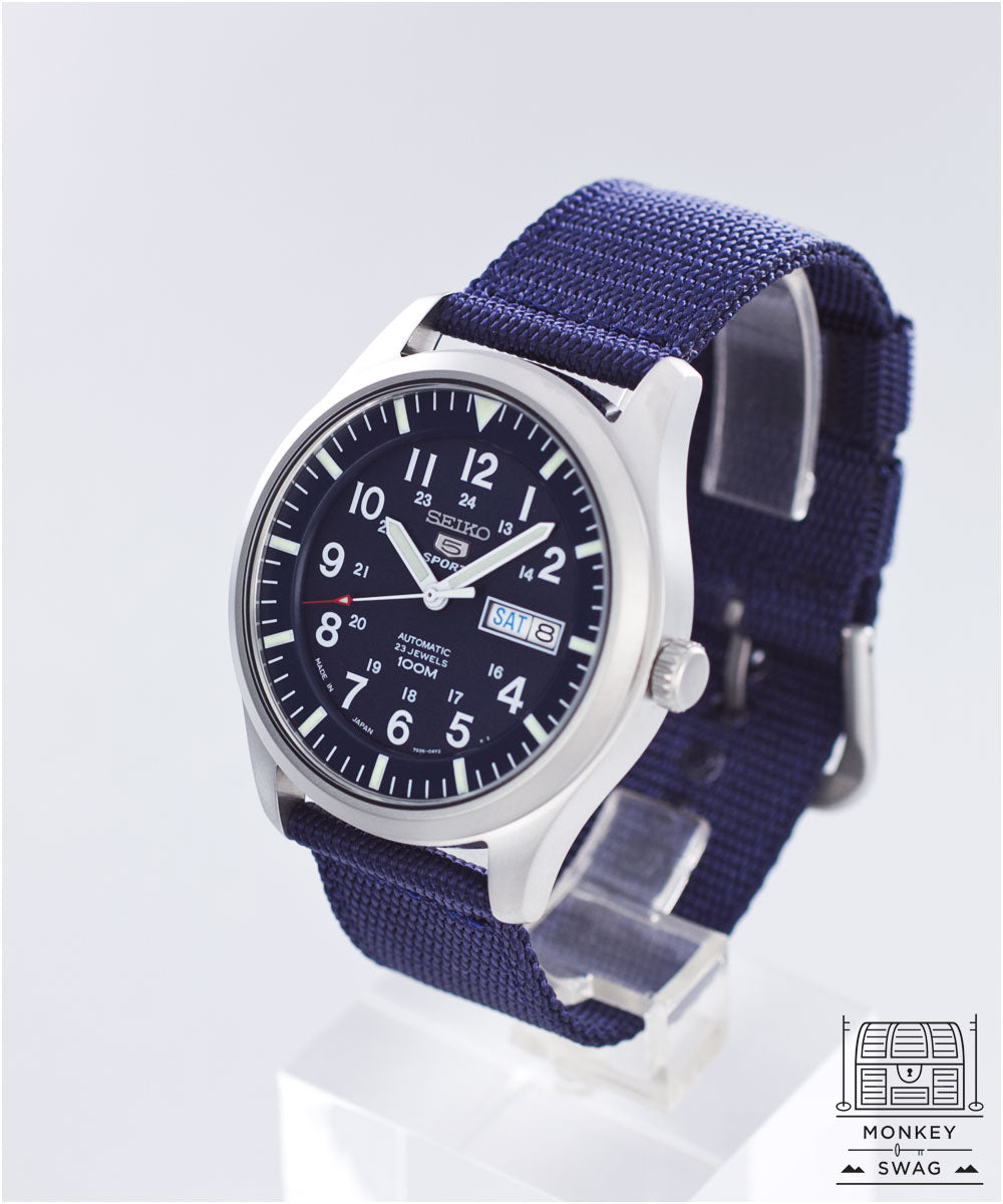 Seiko Automatic Field Watch Blue SNZG11J1 (JDM)