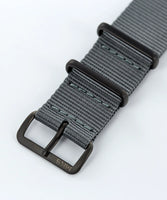 Nylon Watch Strap Asphalt Grey (PVD)